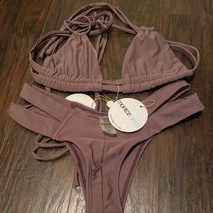 Montce Swim Mauve Set